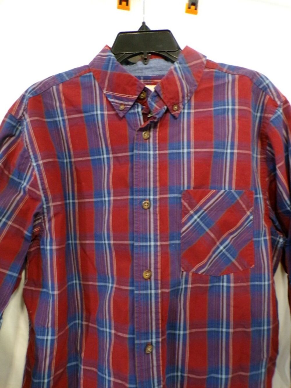 Field Stream Men's M Plaid Long Sleeve Button-Down Casual Shirt - Picture 2 of 4